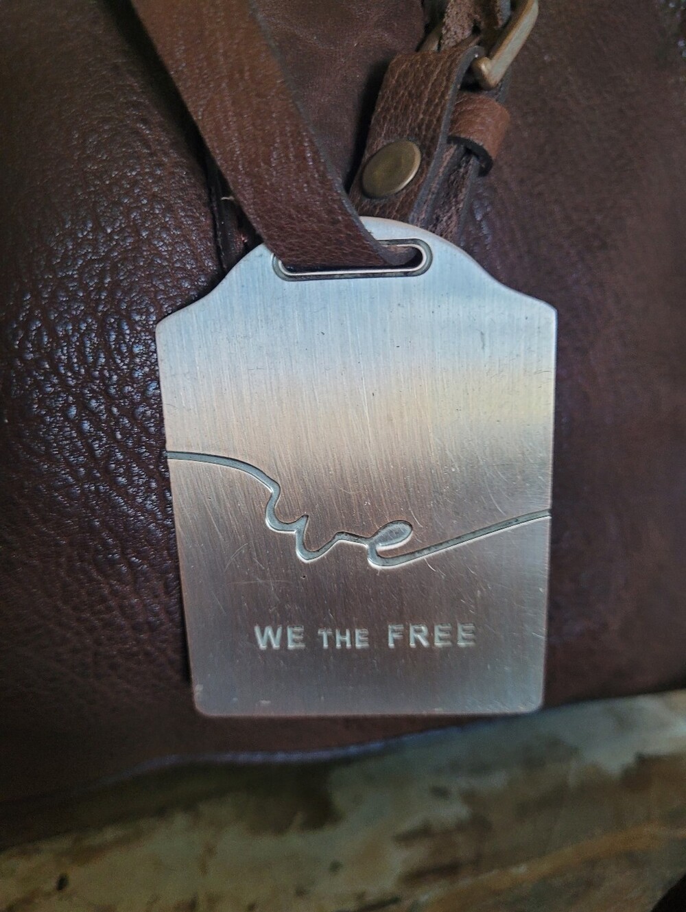 Free People We The Free Shay Stud Tote Leather Suede Bag - Picture 8 of 13